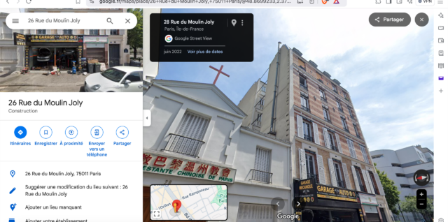 26 rue du Moulin Joly 75011 Paris